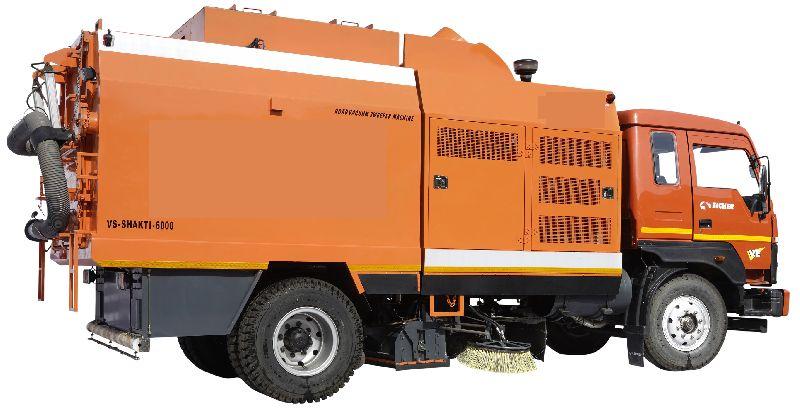 Truck Mounted Sweeper For Industrial Area
