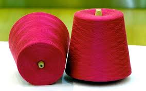 Plain Diya 100% Cotton Yarn, Color : Magenta