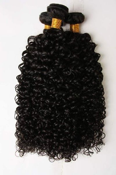 Natural KINKY CURLY Hair, for Parlour, Personal, Hair Grade : AAA