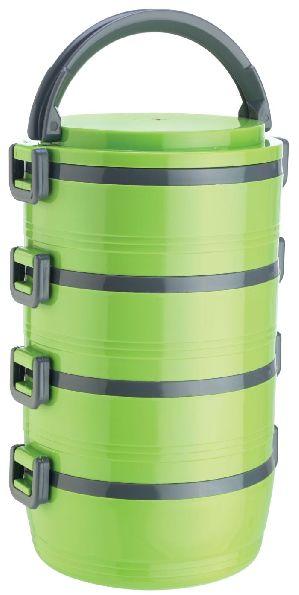 Jayco Homemeal Four Case Green Tiffin Box