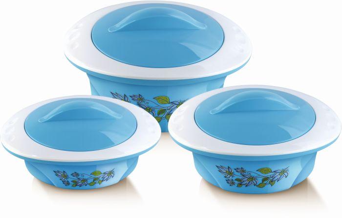 Jayco Luxe Three Piece Sky Blue Casserole Set