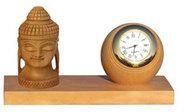 Wooden Buddha Table Watch