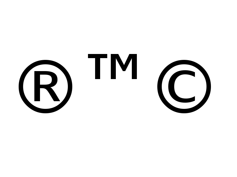 Trademark. Товарный знак. Обозначение товарного знака. Значок товарного знака. Знаки товарной маркировки.