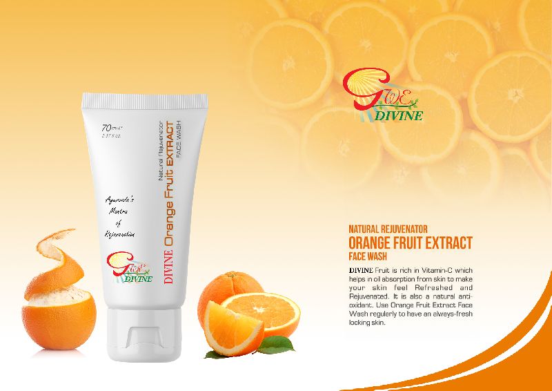 Divine Orange Fruit Extract Face Wash