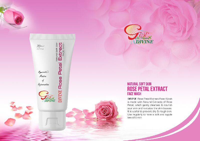 Divine Rose Petal Extract Face Wash
