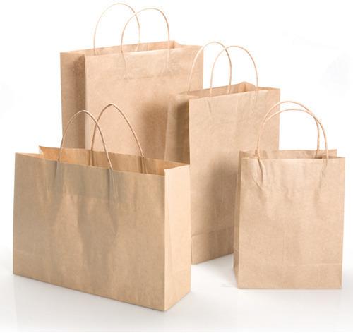 Paper Carry Bags, for Shopping, Pattern : Plain