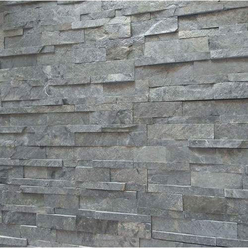 Silver Shine Slate Stone Wall Claddings, Size : 6 X 24 inch
