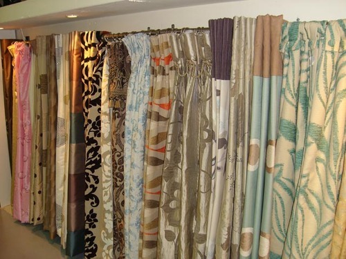 Window store curtain material