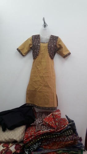 Printed Cotton Jacket Kurti, Feature : Soft texture