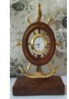 Shipwheel Anchor Clock