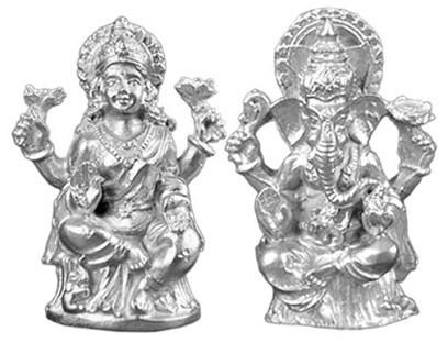 Parad Laxmi Ganesha Idol