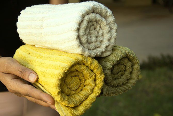 yoga towels