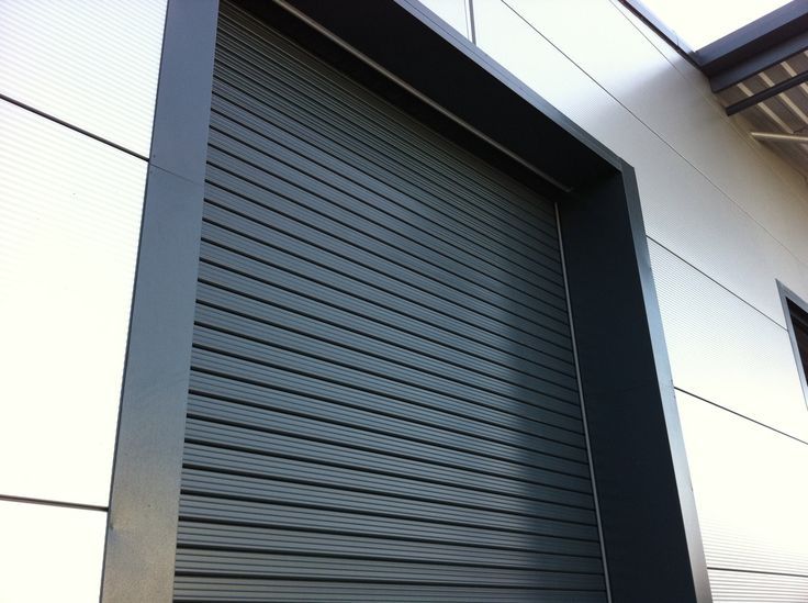 Solid Slat Industrial Rolling Shutter Door