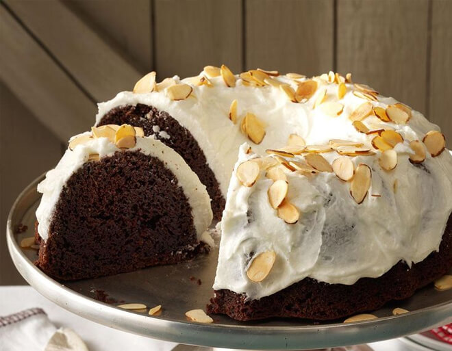 Chocolate Almond Cream Cake
