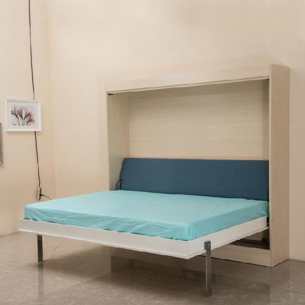 Plywood Vertical Wall Mounted Bed, Dimension : 1500mm 2000mm