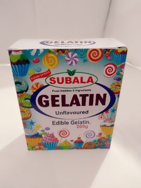 Gelatin unflavoured