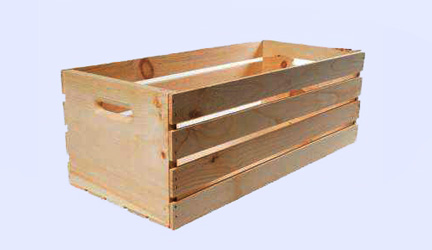 Wooden Storage Crate Box