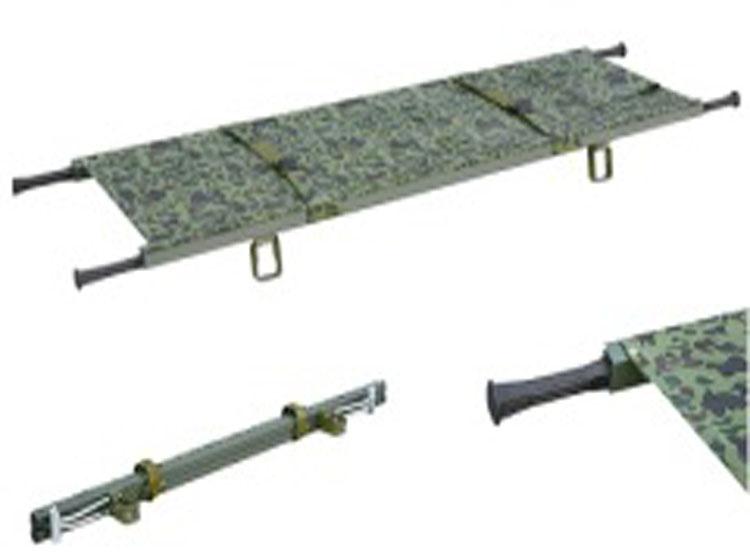 Double Fold With Telescopic Lifting Handles Army Stretcher