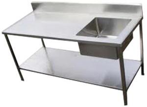 Work table with sink