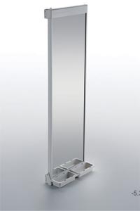 ROTATED MIRROR, Size : 400 MM Cabinet widt
