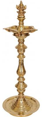 Brass Religious Diya Stand