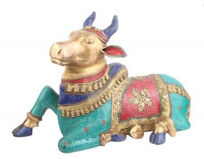 Holy Cow Nandi Statue