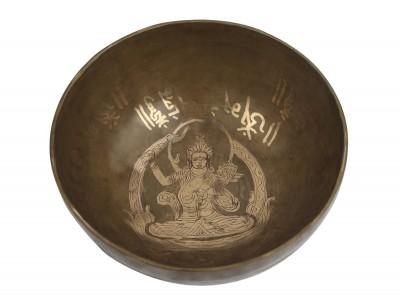 Brass Manjushri Singing Bowl