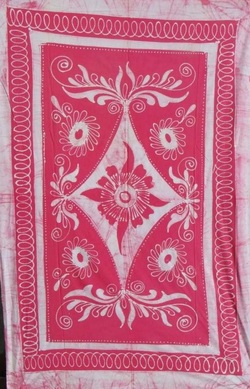 Handmade Batik Floral Table Cloth