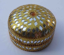 Handmade Decorative Trinket Box, Color : Gold / Customized