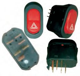 Hazard switch, Voltage : 12v/24v/36v