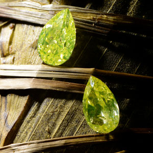 Lime diamonds