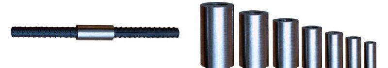 Metal Rebar Parallel Threaded Coupler, Color : Grey