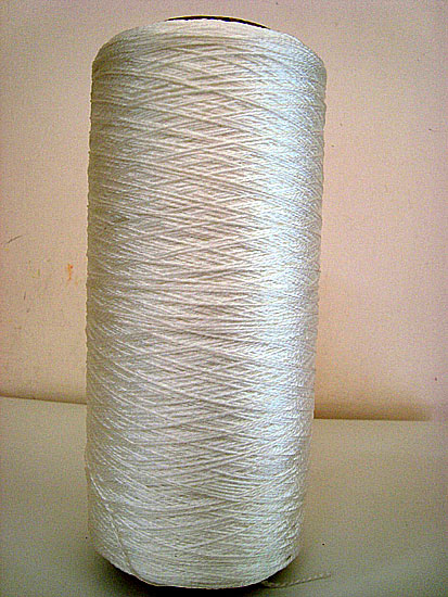 raw white yarn