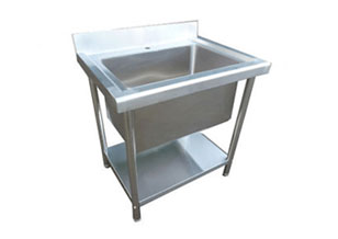 Rectangular Polished Stainless Steel Single Sink, for Home, Hotel, Restaurant, Feature : High Quality