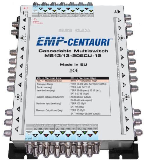 MS13-13+20ECU-12 Satellite Multiswitches
