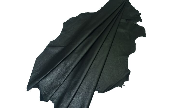 genuine leather garment skin for black jacket