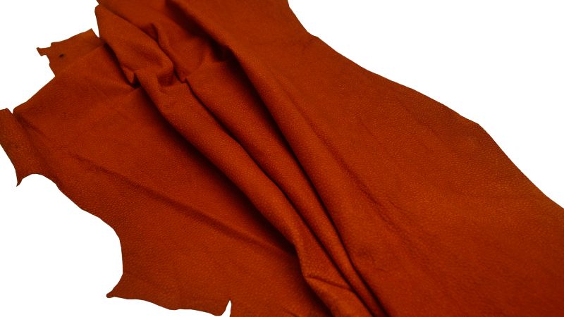 Genuine Leather Sheep Digital Jeruk for Gloves Color Dk Red