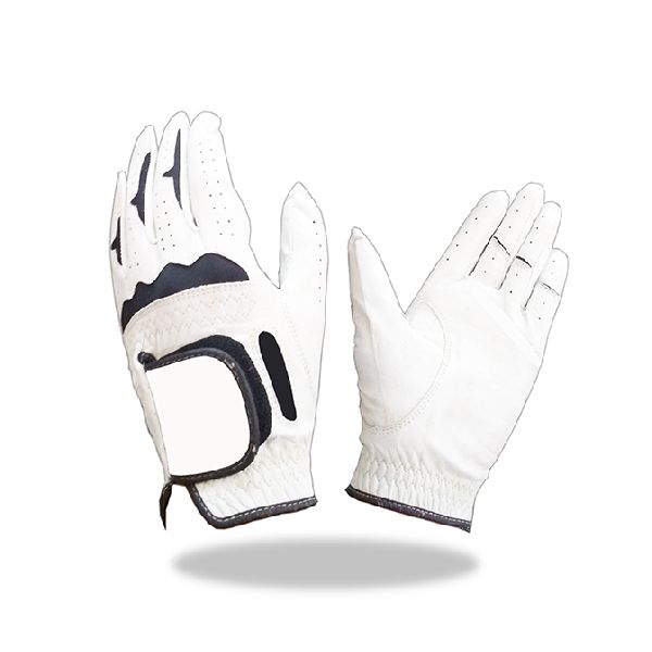 Golf Glove Combined Lycra Color White 07