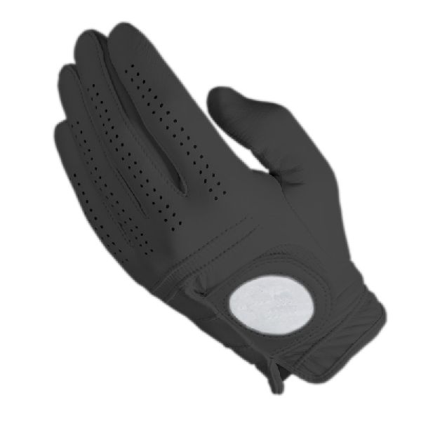 Golf Glove Full Leather Color Black 01
