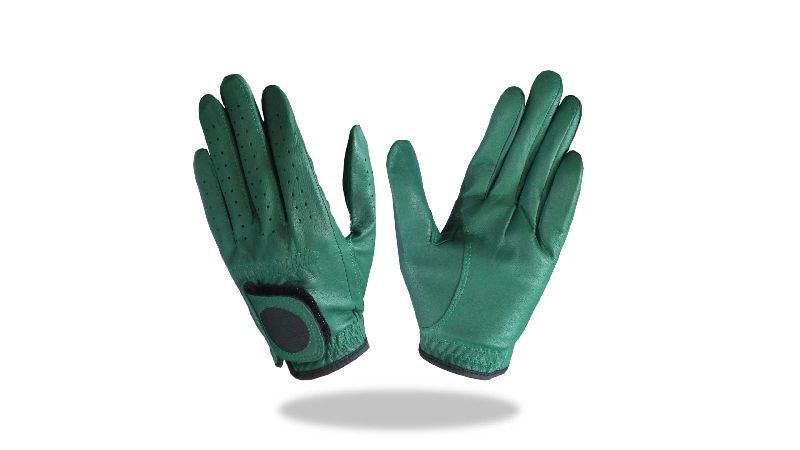 Golf Gloves Full Leather Color Dk.Green
