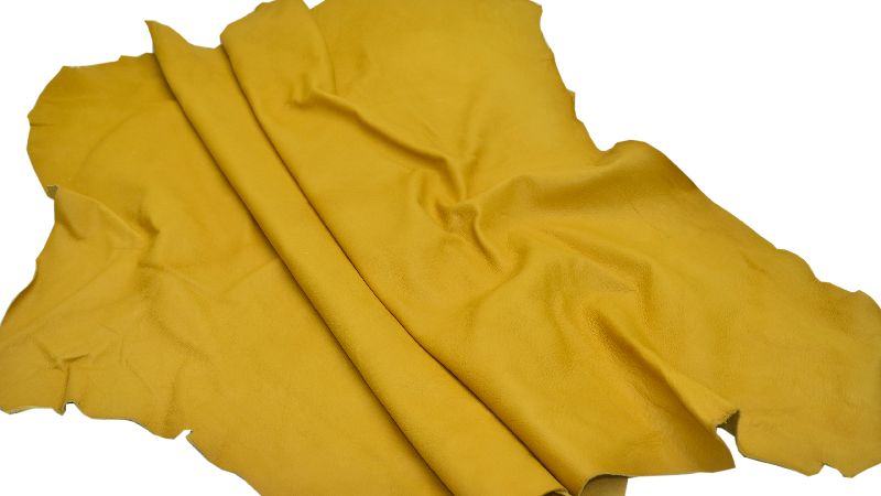 Sheep Cabretta Col.Yellow for Gloves