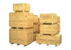 wooden boxes