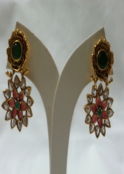 Floral earring
