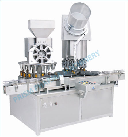 Monoblock -Rotary Dry Syrup Powder Filling ,Sealing Machine