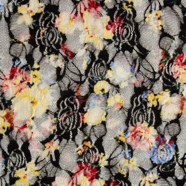Printed Lace Fabric