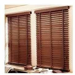 wooden blinds