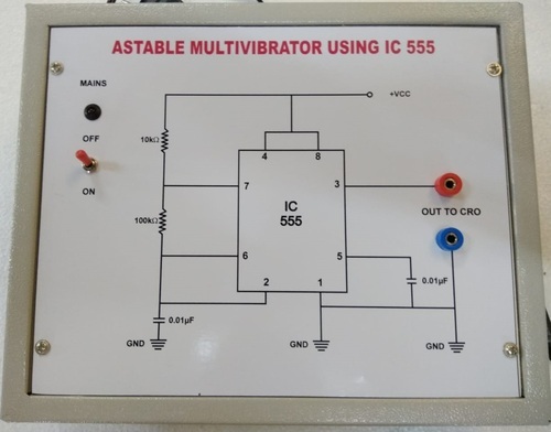 Astable Multivibrator Trainer Kit