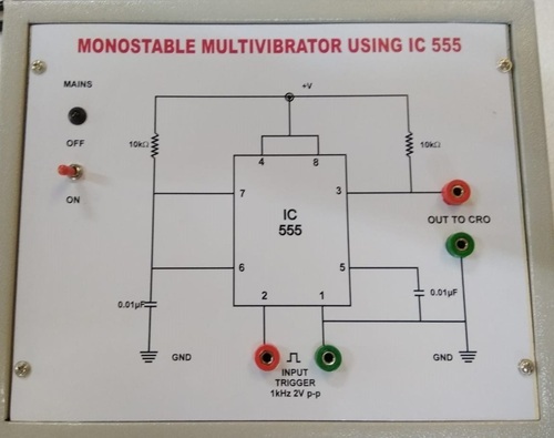 Monostable Multivibrator Trainer Kit