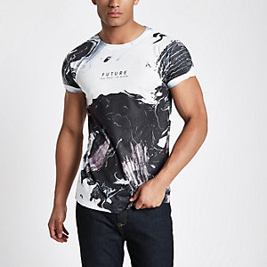 100% Cotton Polyester Viscose Mens Printed T-Shirts, Size : XL, XXL, XXXL
