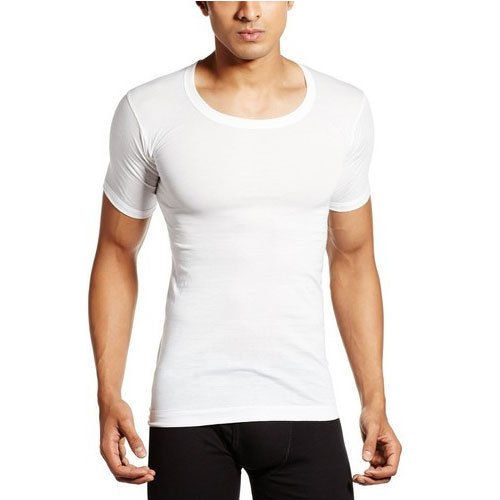 Plain 100% Cotton Polyester Viscose Mens RNS Vest, Size : 95-100cm